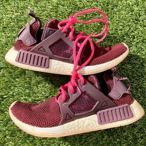 maroon womens nmd
